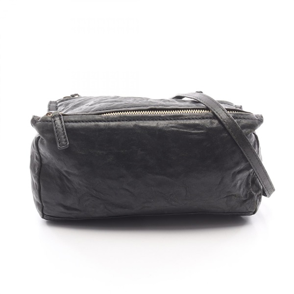 GIVENCHY Pandora Crossbody Shoulder Bag B00253514 leather Black Used Women
