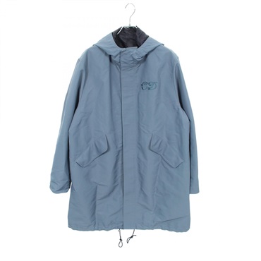 Christian Dior KENNY SCHARF Hooded Jacket Back Logo Embroidery Mod Coat #46