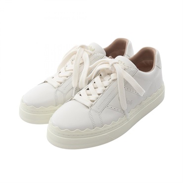 Chloe Lauren sneakers leather White #37 Used Women