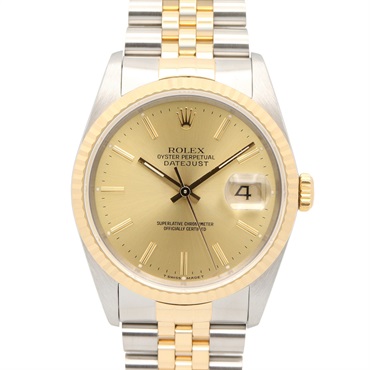 ROLEX Datejust L Wrist Watch 16233 Auto winding 18KYG Stainless Steel Used mens