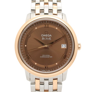 OMEGA De Ville Prestige Watch 424.20.37.20.13.001 Auto winding K18PG SS Used