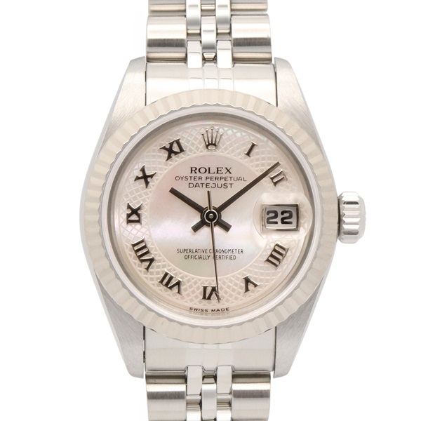 ROLEX Datejust U number Wrist Watch 69174NR Auto winding K18WG SS Used Women