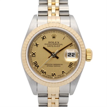 ROLEX Datejust Y Wrist Watch 79173 Automatic K18YG Stainless Steel Used Women