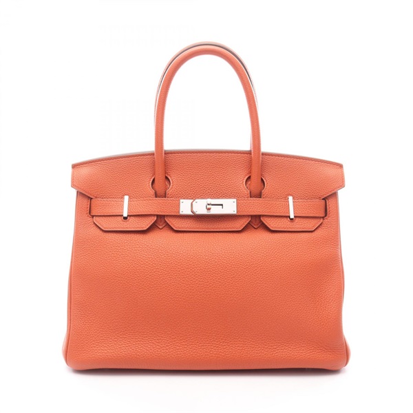 HERMES Birkin 30 Handbag X Togo leather Terre battue Used SHW