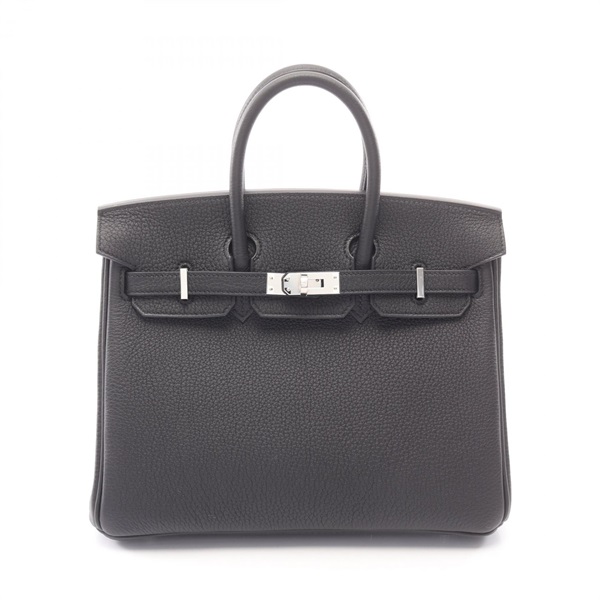 HERMES Birkin 25 Handbag K 041344CK Togo leather Black Used Women SHW