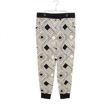 DOLCE & GABBANA Overall handle Pants G6ETAT cotton Beige Black #48 Used mens
