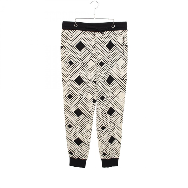 DOLCE & GABBANA Overall handle Pants G6ETAT cotton Beige Black #48 Used mens