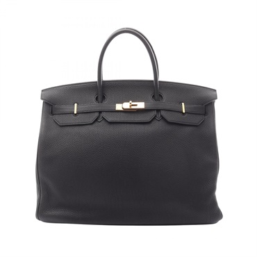 HERMES Birkin 40 Handbag Togo leather Black GHW Used Womem P
