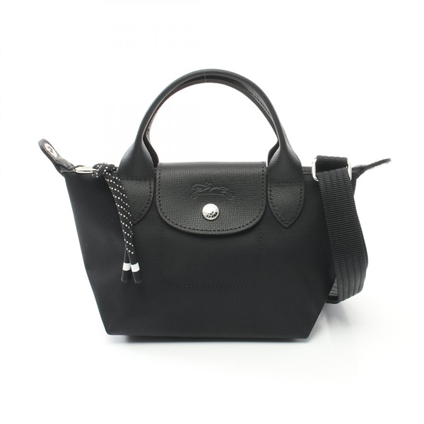 Longchamp Le Pliage Energy XS shoulder crossbody Handbag L1500HSR001 canvas BK