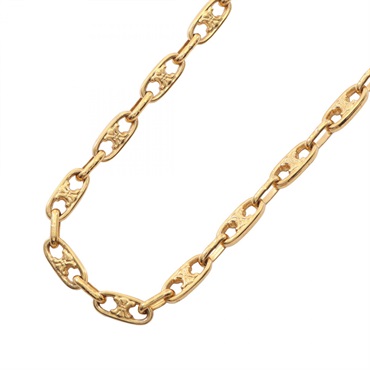 CELINE Triomphe Chain Long Necklace 60.5cm Gold Plated Used Women