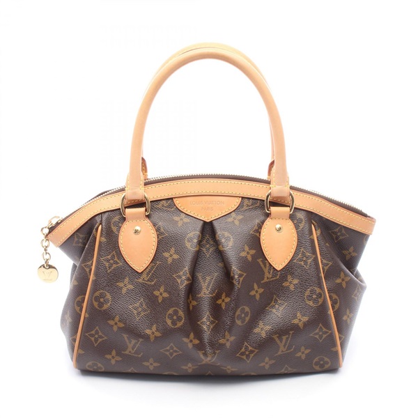 LOUIS VUITTON Tivoli PM Handbag M40143 Monogram leather Brown Used Women
