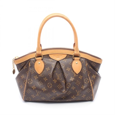 LOUIS VUITTON TTivoli PM Hand Tote Bag M40143 Monogram Canvas Brown Used Women