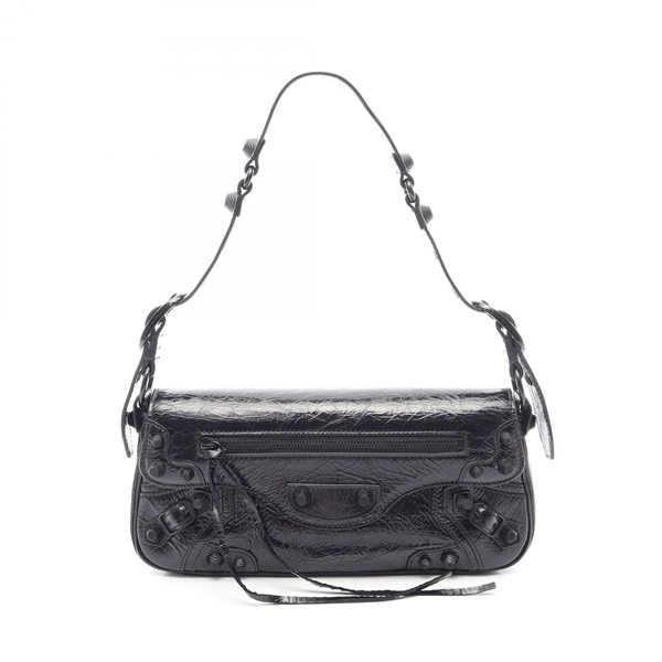 BALENCIAGA Le Cagole S Shoulder Handbag 771640 leather Black Used Women