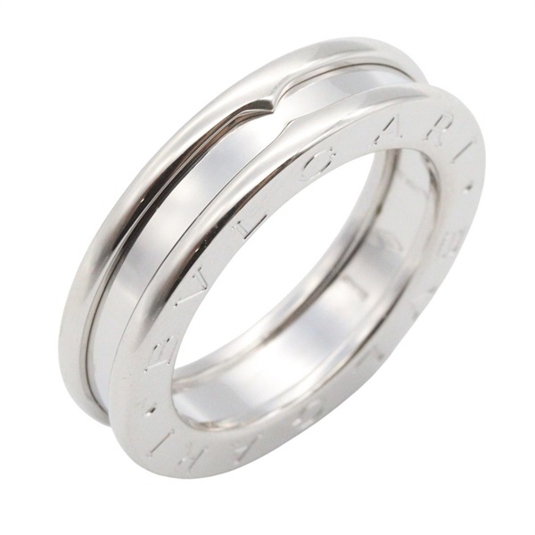 BVLGARI B-zero1 1 band Ring 18KWG White Gold #49 Used Unisex US Size 4.75