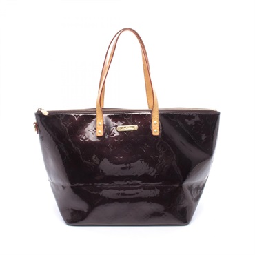 LOUIS VUITTON Bellevue GM Shoulder Tote Bag M93589 Vernis leather Amarrant Used