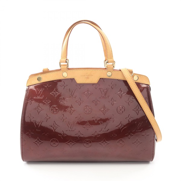 LOUIS VUITTON Blair MM Shoulder Handbag M91690 Vernis leather Rouge Fauviste LV