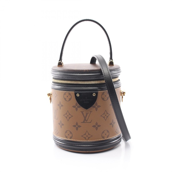 LOUIS VUITTON Cannes Shulder handbag M43986 Monogram Reverse Canvas Brown Used