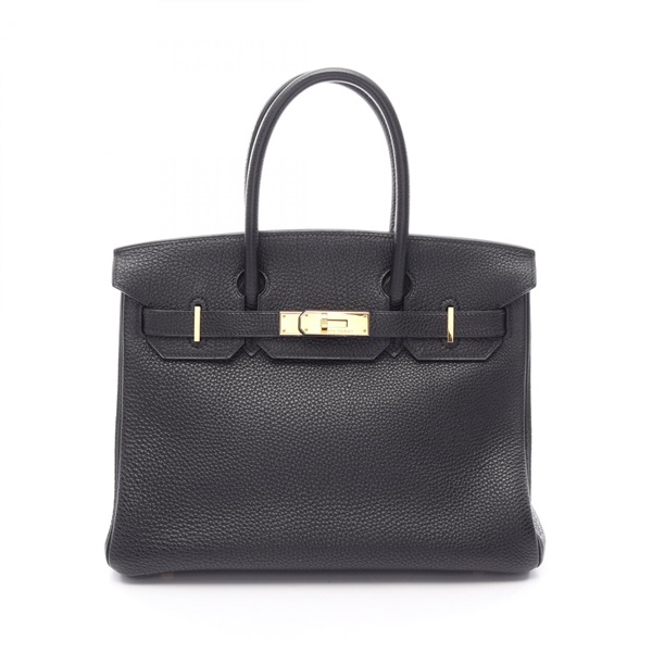 HERMES Birkin 30 Handbag Togo leather leather Black GHW Used Women G