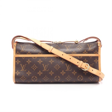 LOUIS VUITTON Popincourt Long Shoulder crossbody Bag M40008 Monogram leather