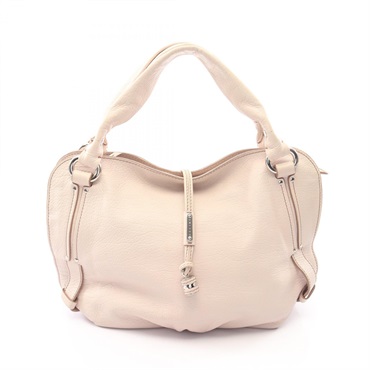 CELINE Bittersweet Handbag leather Pink Used Women