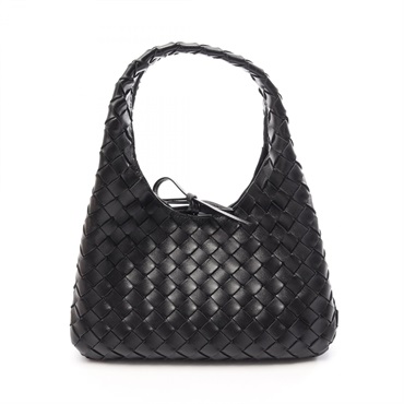 BOTTEGA VENETA Small Campana Handbag 854248V4SC01019 leather Black NEW Women