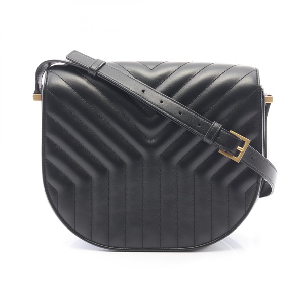 SAINT LAURENT PARIS JOAN Crossbody Shoulder Bag 579583 leather Black Used Women