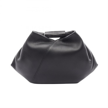 MM6 JAPANESE DRAPED MINI Handbag SB5WD0029P7255T8013 leather Black NEW Women