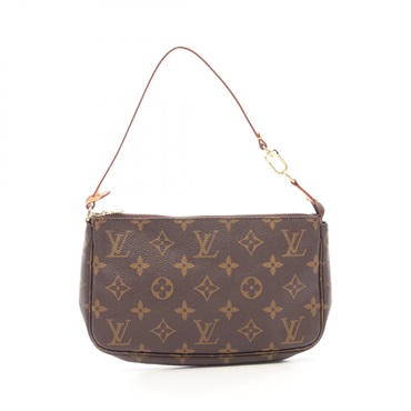 LOUIS VUITTON Pochette Accessoires Handbag Pouch M51980 Monogram canvas Used LV