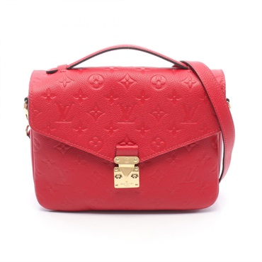 LOUIS VUITTON Pochette Metis MM Shoulder Crossbody Handbag M41488 leather Cerise