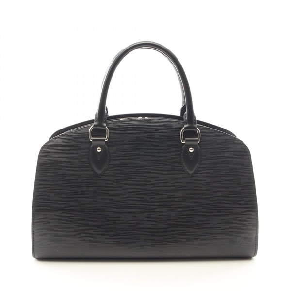 LOUIS VUITTON Pont Neuf PM Zippered Handbag M59072 Epi leather Black Used Women