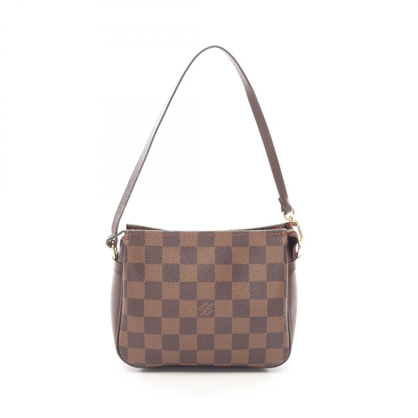 LOUIS VUITTON Trousse Makeup Handbag Pouch N51982 Damier Ebene canvas Used LV
