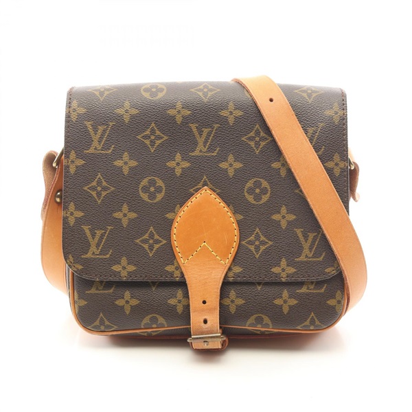 LOUIS VUITTON Cartouchiere MM Shoulder Crossbody Bag M51253 Monogram canvas Used