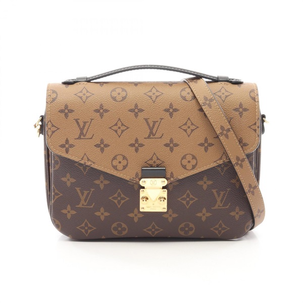 LOUIS VUITTON Pochette Metis MM Crossbody Handbag M44876 Monogram Reverse Used
