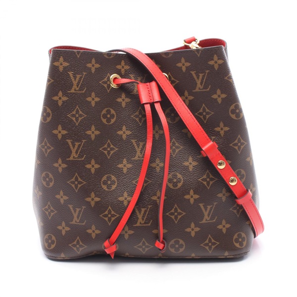 LOUIS VUITTON Neonoe Shoulder Crossbody Bag M44021 Monogram canvas Red Used LV