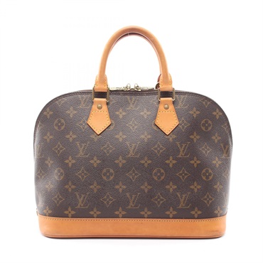 LOUIS VUITTON Alma PM Handbag M51130 Monogram PVC coated canvas leather Used LV