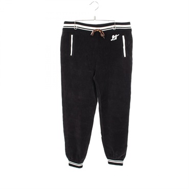 LOUIS VUITTON Monogram Drawstring Pants RW202W XZU FJKP08 wool cotton Black #M