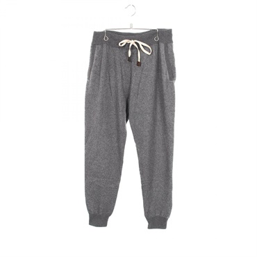LOUIS VUITTON knit Pants RW201W TUS FIKP01 cashmere Gray Gres Used Women size L