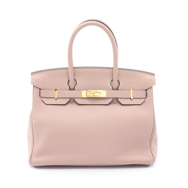 HERMES Birkin 30 Handbag 025789CC Taurillon Clemence Glycine Used GHW