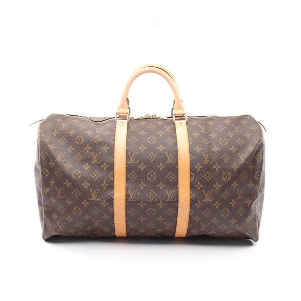 LOUIS VUITTON Keepall 50 Duffel HandBag M41426 Monogram canvas leather Used LV