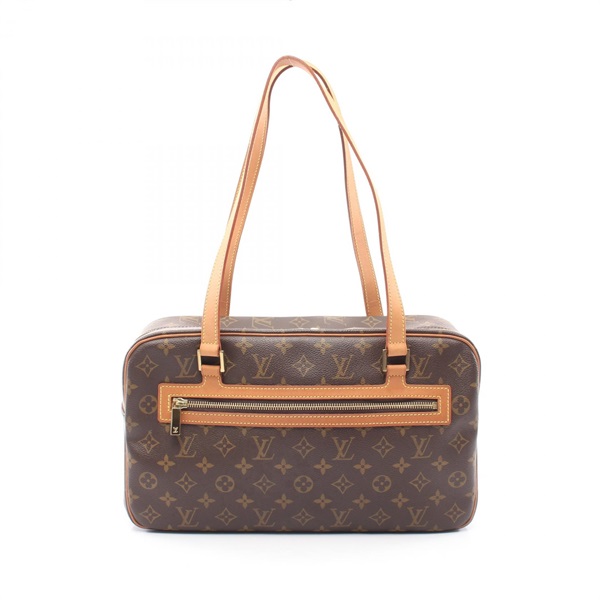 LOUIS VUITTON Cite GM Shoulder Bag M51181 Monogram canvas leather Brown Used LV