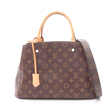 LOUIS VUITTON Montaigne MM 2WAY Tote Shoulder Handbag M41056 Monogram canvas LV