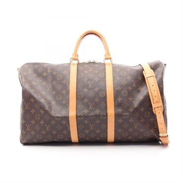 LOUIS VUITTON Keepall Bandouliere 55 Dufeel Shoulder Bag M41414 Monogram Used LV