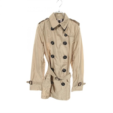 BURBERRY Trench Coat Jacket 4010945 Cupra Khaki Used Women size UK6