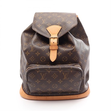 LOUIS VUITTON Montsouris GM Rucksack Backpack M51135 Monogram canvas leather LV