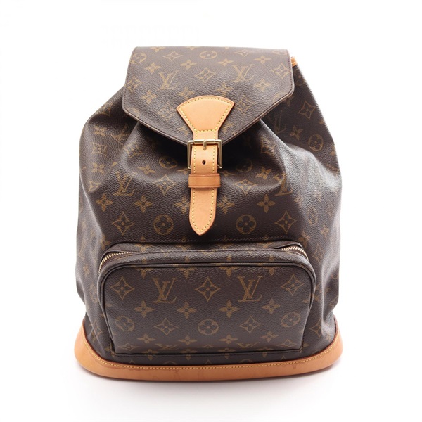 LOUIS VUITTON Montsouris GM Rucksack Backpack M51135 Monogram canvas leather LV