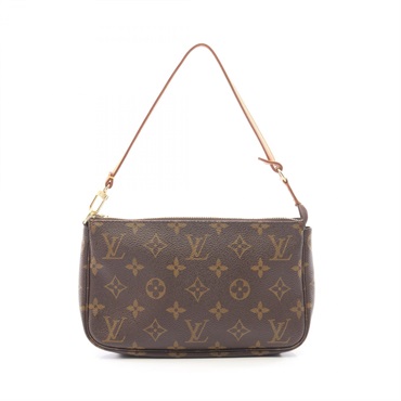 LOUIS VUITTON Pochette Accessoires Shoulder Handbag M51980 Monogram canvas Used