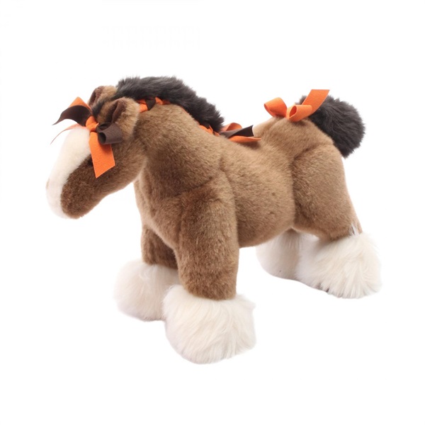 HERMES Hermy ppm stuffed toy Suede acrylic Brown Multicolor Used Women