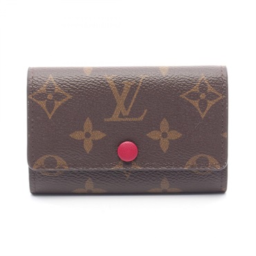 LOUIS VUITTON Multicles 6 Key holder M60701 Monogram canvas Fuschia Used Women