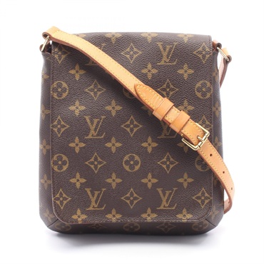 LOUIS VUITTON Musette Salsa Short Shoulder Bag M51258 Monogram canvas Brown Used