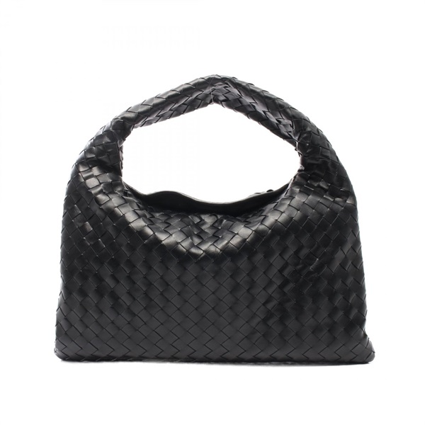 BOTTEGA VENETA HOP Intrecciato Handbag 796262V3IV11019 leather Black NEW BV